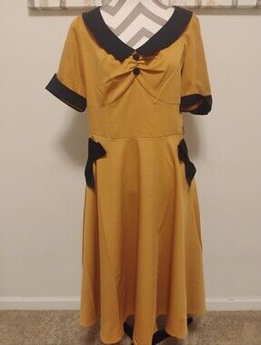 USA Sz 8 Voodoo Vixen Vintage Style Dress Great Condition